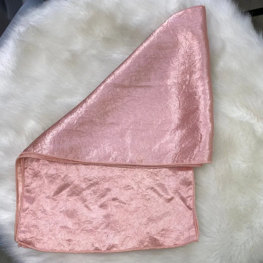 Pink Satiny Scarf 8.5